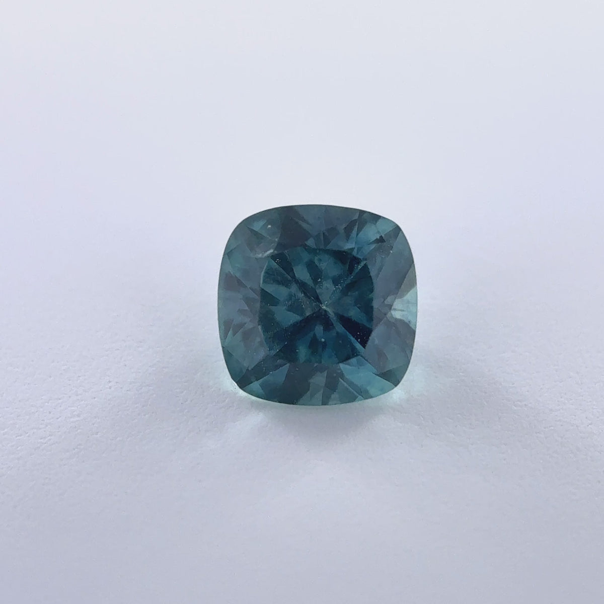 .36ct Teal Cushion Cut Montana Sapphire 4.1mm x 2.62mm