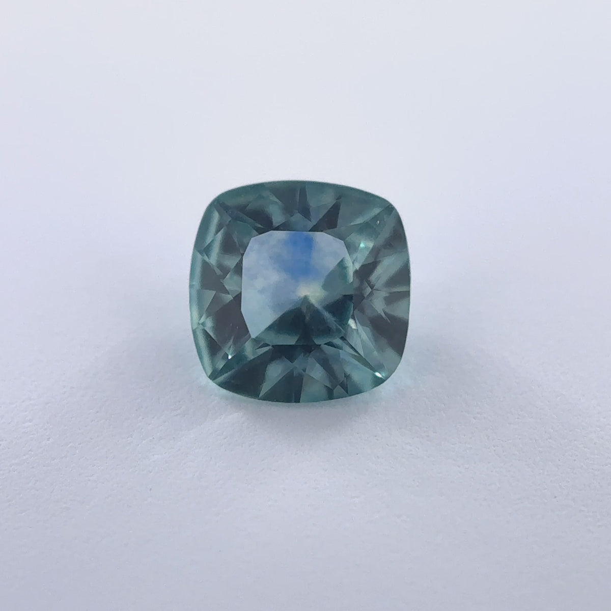 .40ct Teal Cushion Cut Montana Sapphire 4.55mm x 2.61mm