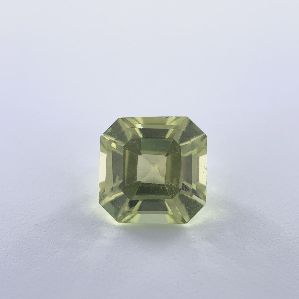 .51ct Green Square-Step Cut Montana Sapphire 4.39mm x 2.8mm