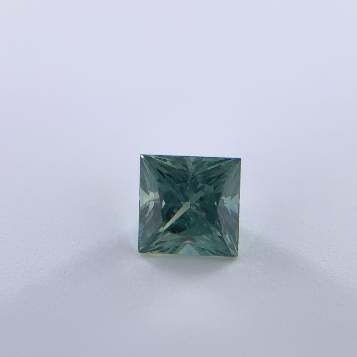 .34ct Teal Princess Cut Montana Sapphire 3.58mm x 2.48mm
