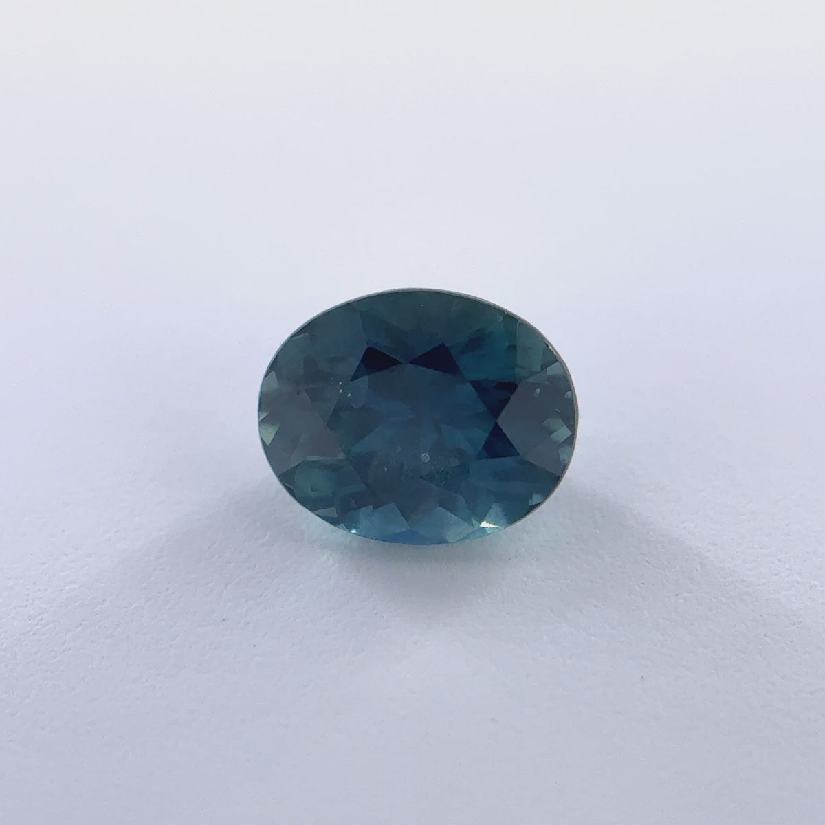 .44ct Teal Oval Cut Montana Sapphire 4.83mm x 3.86mm x 2.89mm