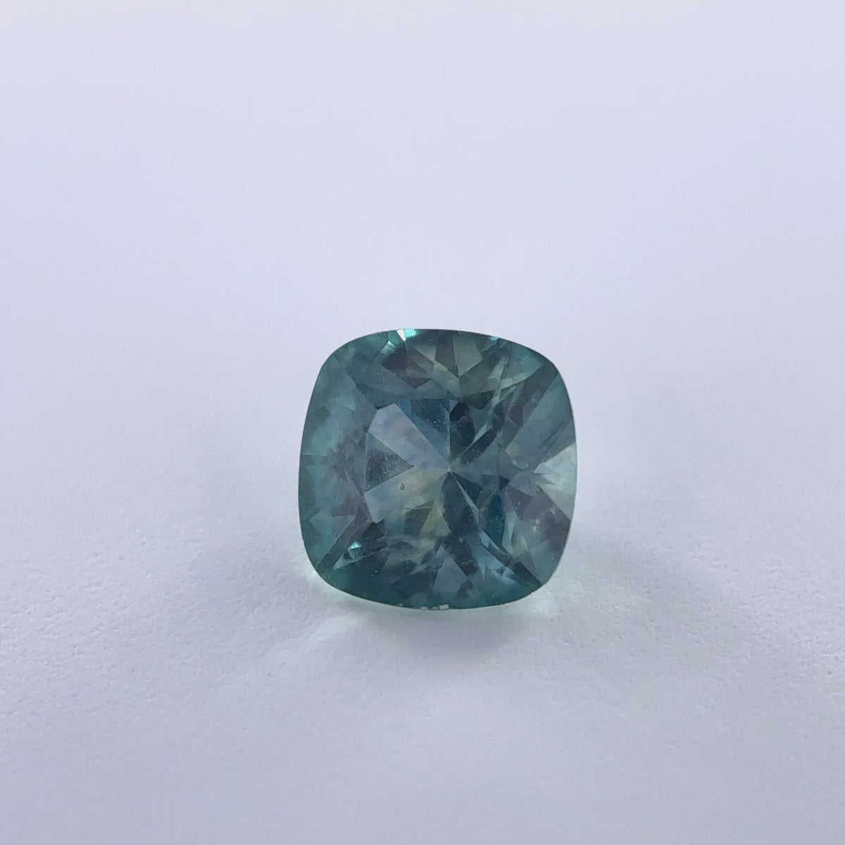 .35ct Teal Cushion Cut Montana Sapphire 4.04mm x 2.64mm