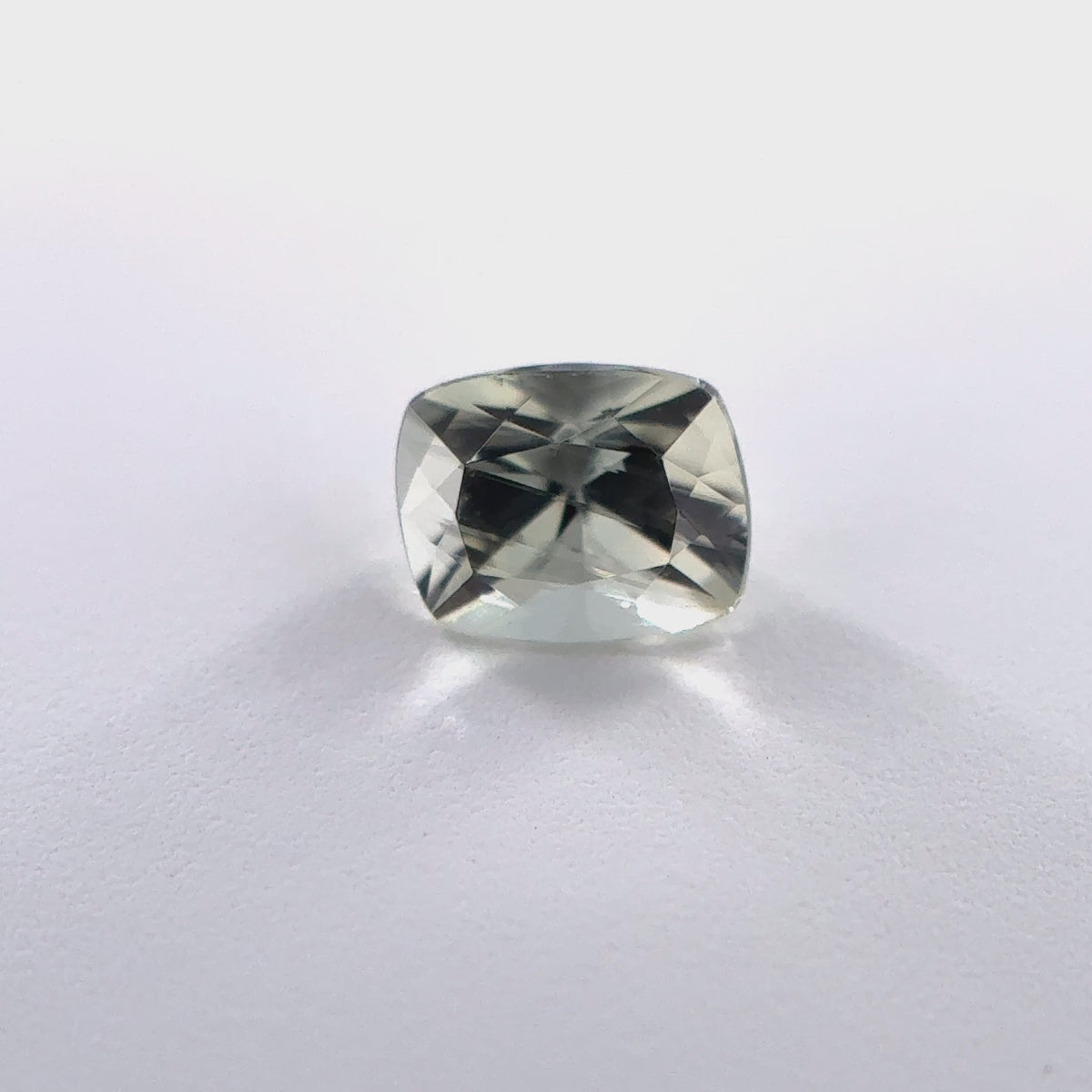 .34ct Green Elongated-Cushion Cut Montana Sapphire 4mm x 3mm x 3mm