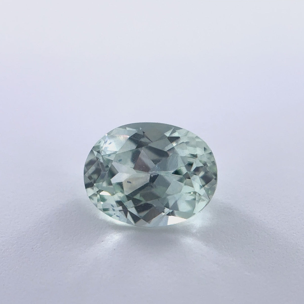 .63ct Green Oval Cut Montana Sapphire 5.5mm x 4.5mm x 3mm