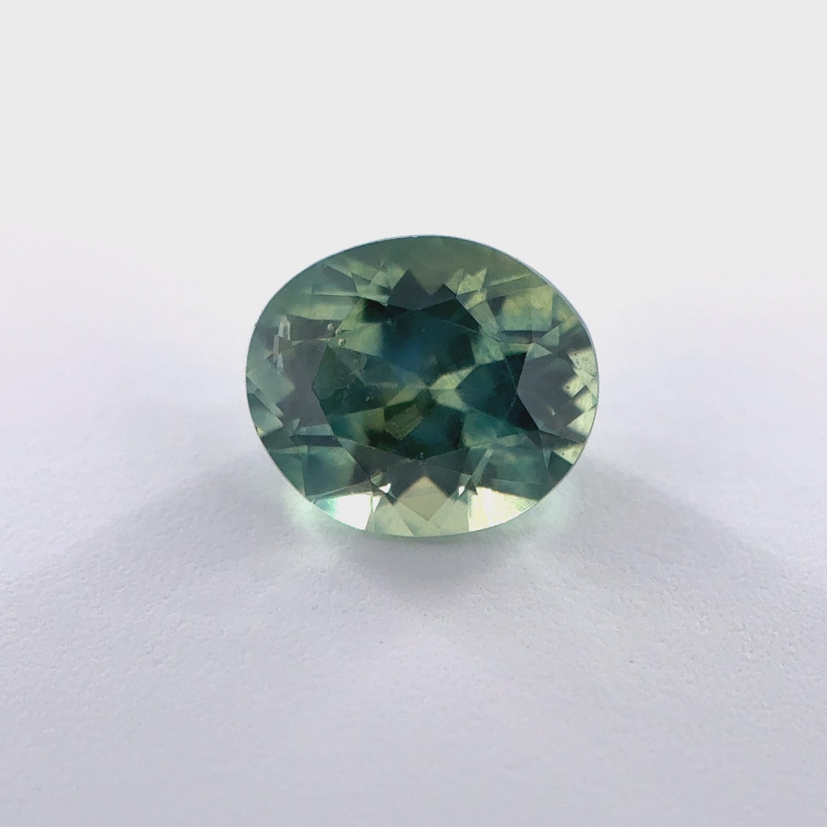 .65ct Teal Oval Cut Montana Sapphire 5.5mm x 5mm x 3.5mm