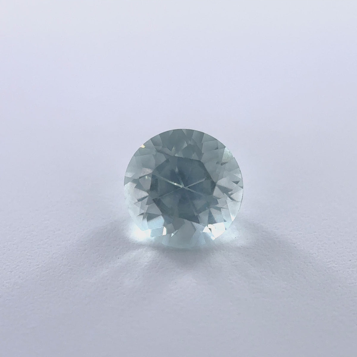 .34ct Blue Round Cut Montana Sapphire 4.09mm x 2.97mm