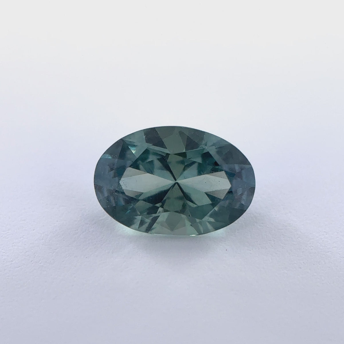 .49ct Teal Oval Cut Montana Sapphire 6mm x 4.09mm x 2.67mm