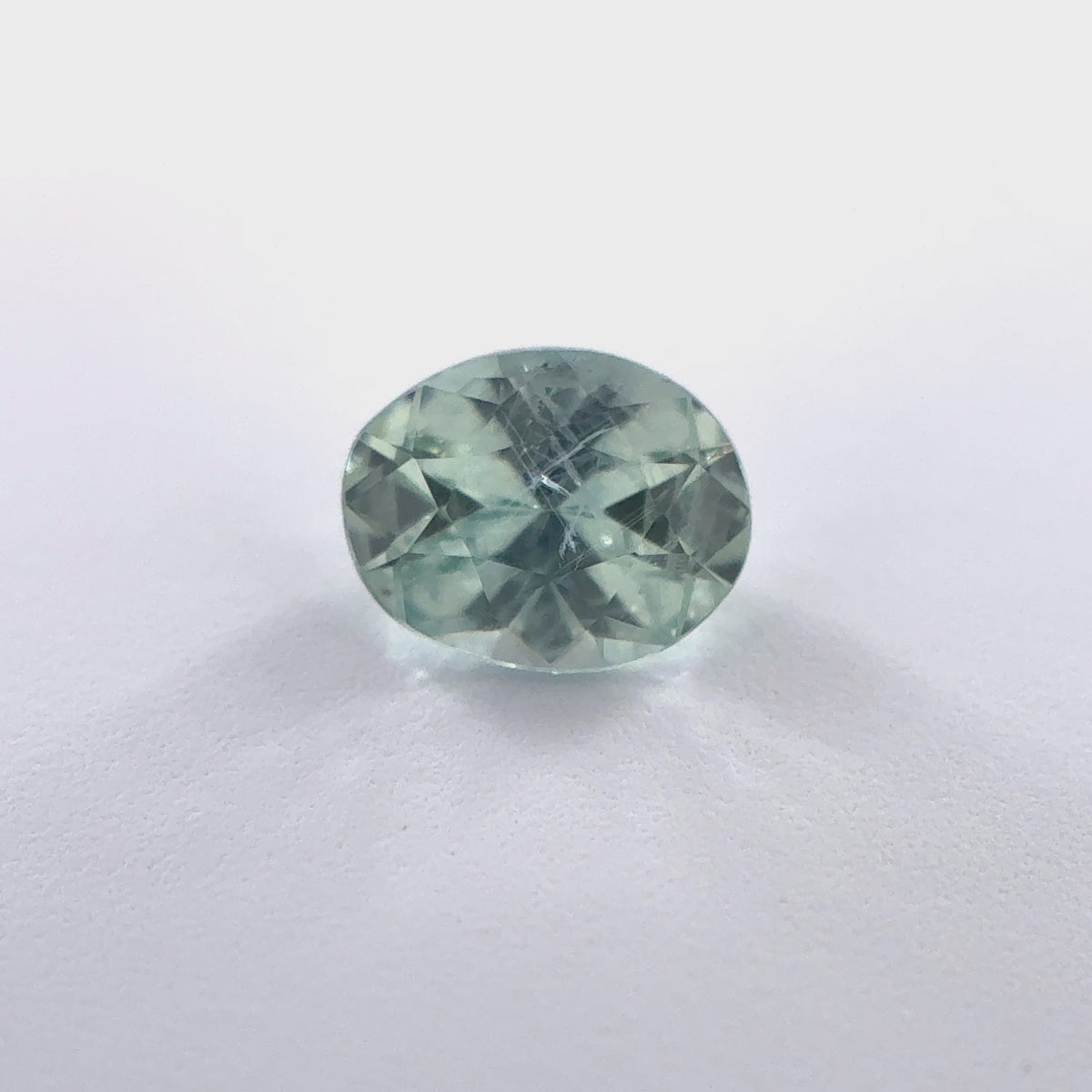 .37ct Teal Oval Cut Montana Sapphire 4.5mm x 3.5mm x 2.5mm