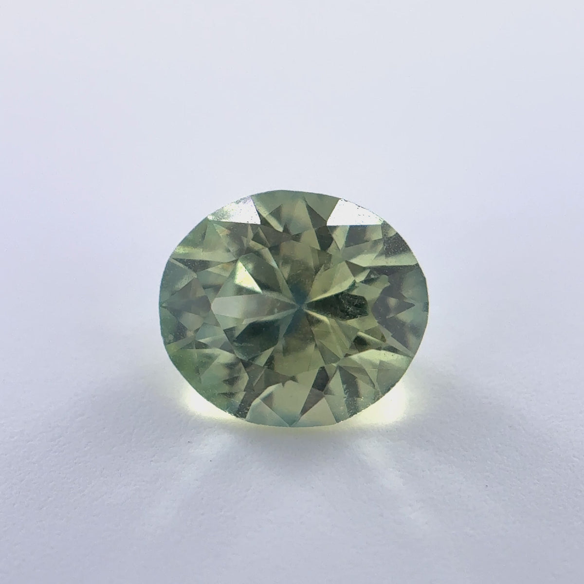 .68ct Parti-Color Oval Cut Montana Sapphire 5.65mm x 4.97mm x 3.37mm