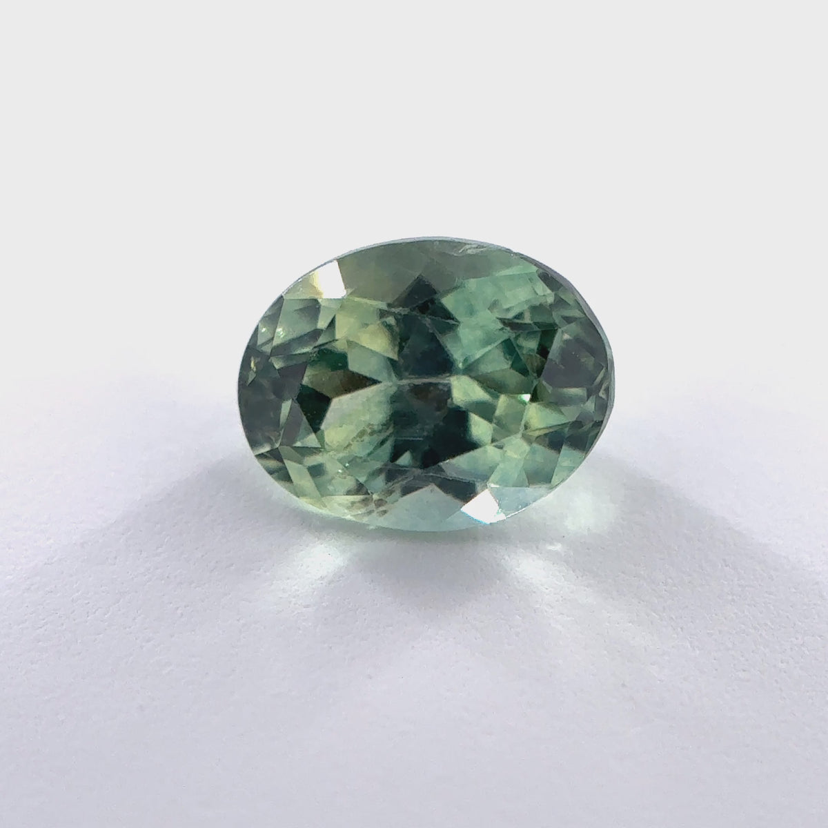 .77ct Teal Oval Cut Montana Sapphire 6mm x 4.5mm x 3.5mm