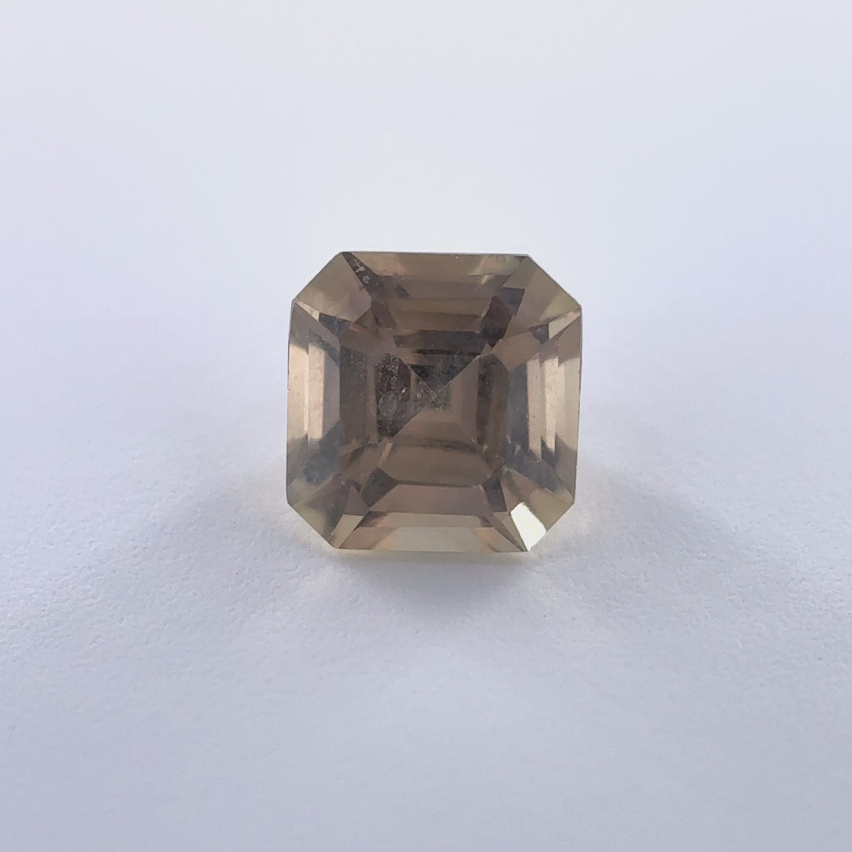 .53ct Champagne Square-Step Cut Montana Sapphire 4.4mm x 4.34mm x 3.1mm