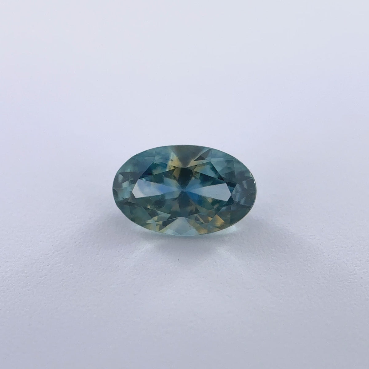 .30ct Parti-Color Oval Cut Montana Sapphire 5.11mm x 3.25mm x 2.31mm