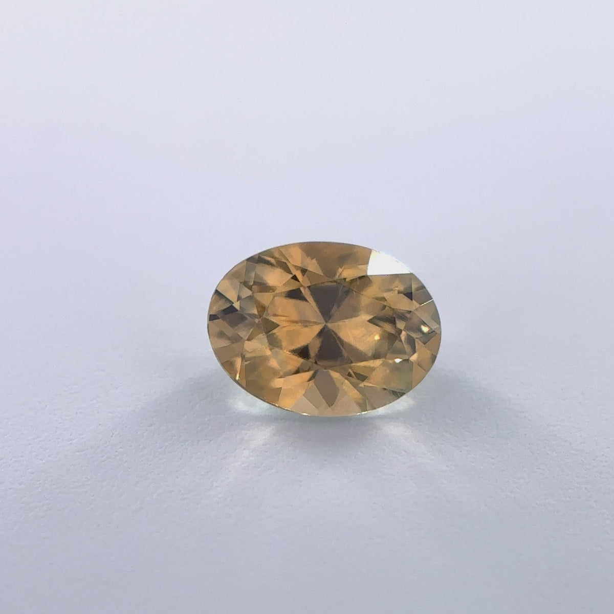 .37ct Parti-Color Oval Cut Montana Sapphire 5mm x 3.5mm x 2.5mm