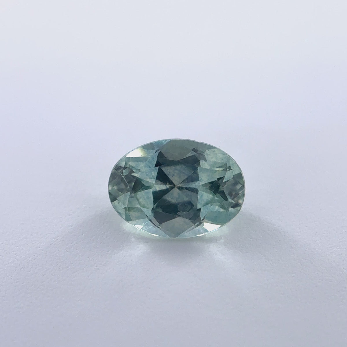 .42ct Teal Oval Cut Montana Sapphire 5mm x 3.5mm x 2.5mm