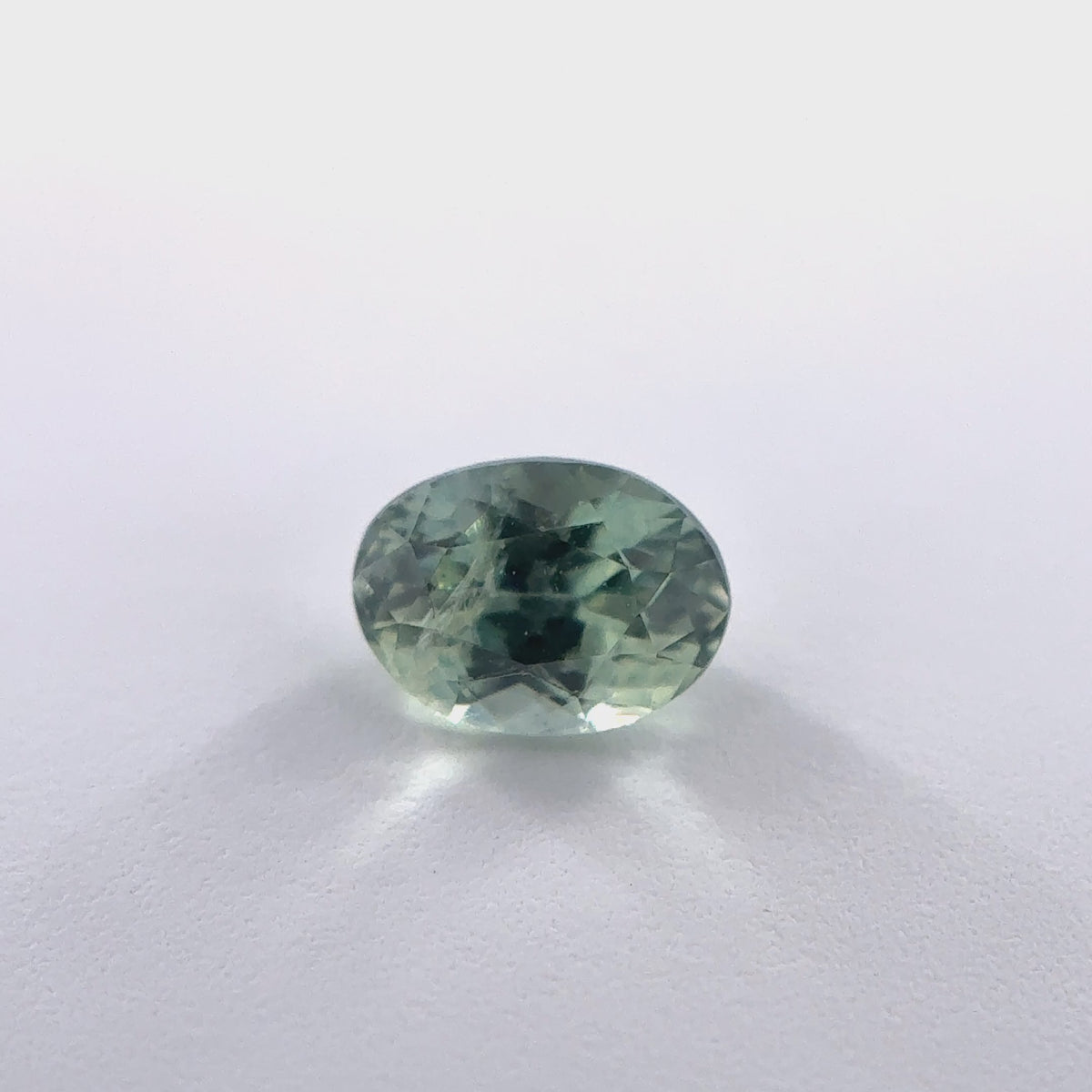 .31ct Green Oval Cut Montana Sapphire 4mm x 3mm x 2.5mm