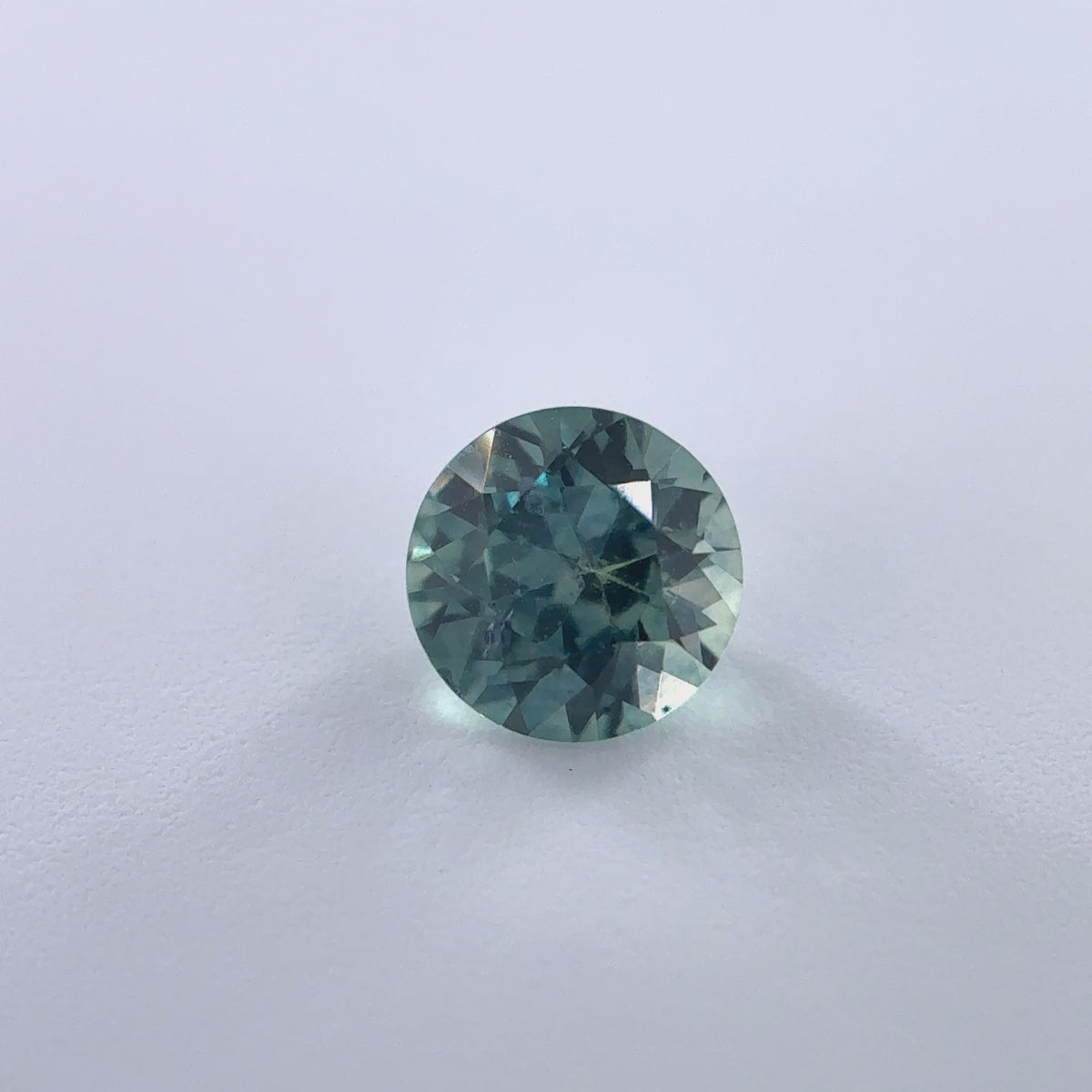 .31ct Teal Round Cut Montana Sapphire 4.01mm x 2.62mm