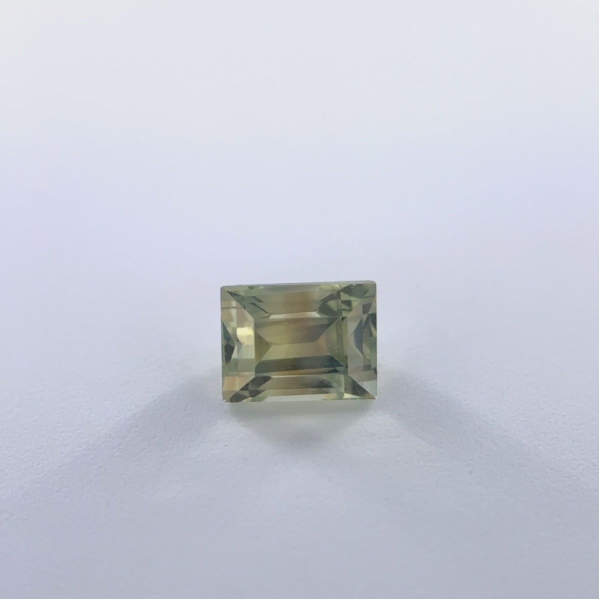 .39ct Yellow Emerald Cut Montana Sapphire 4.02mm x 3.03mm x 2.72mm