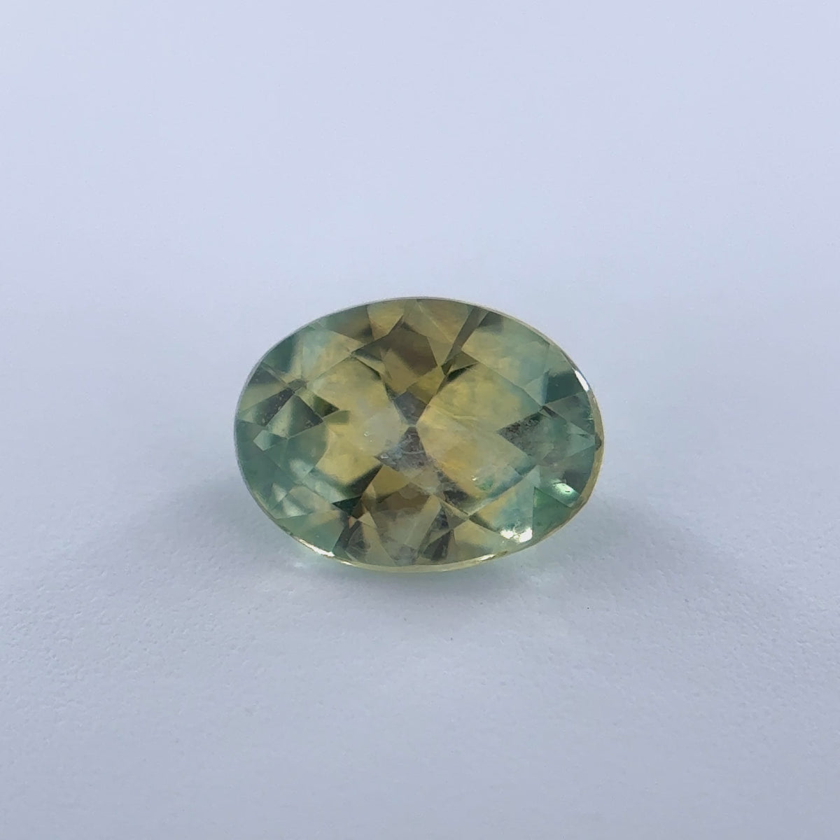 .52ct Parti-Color Oval Cut Montana Sapphire 5.5mm x 4mm x 2.5mm