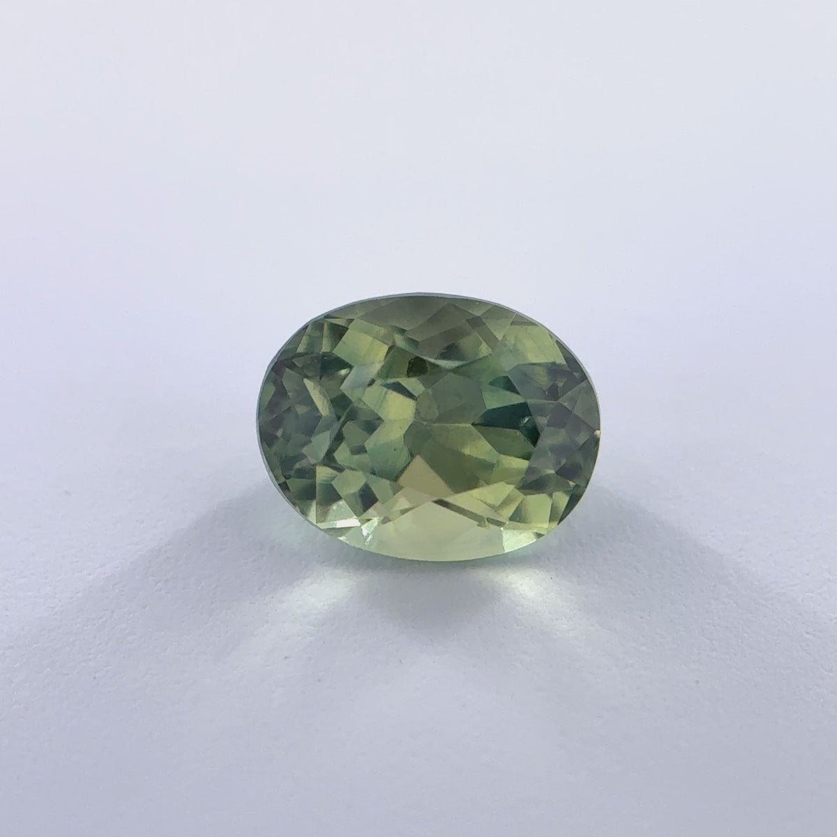 .65ct Parti-Color Oval Cut Montana Sapphire 5mm x 4mm x 3.5mm