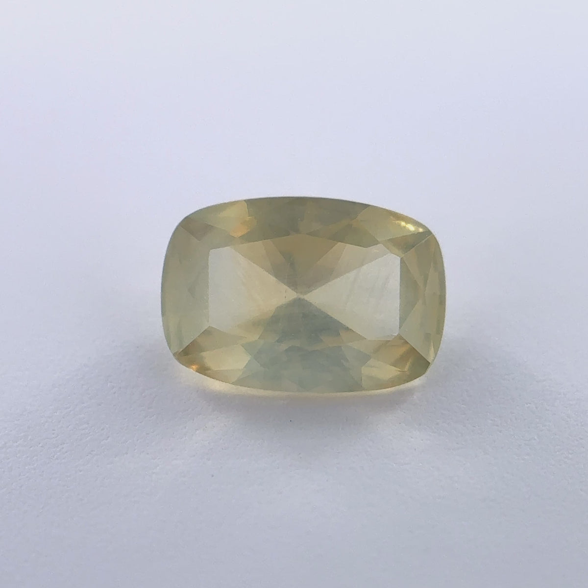 .57ct Yellow Elongated-Cushion Cut Montana Sapphire 6.09mm x 4.18mm x 2.54mm