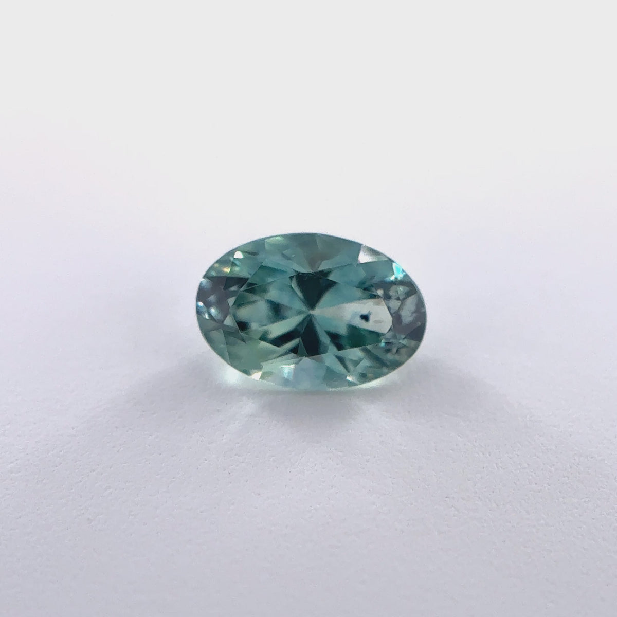.28ct Teal Oval Cut Montana Sapphire 4.84mm x 3.3mm x 2.41mm