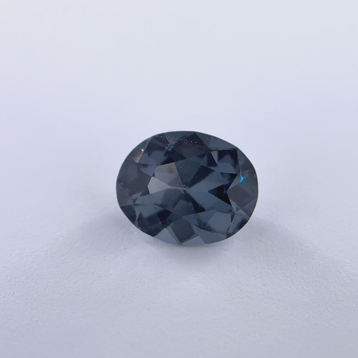.39ct Blue Oval Cut Montana Sapphire 5.23mm x 4.2mm x 2.63mm