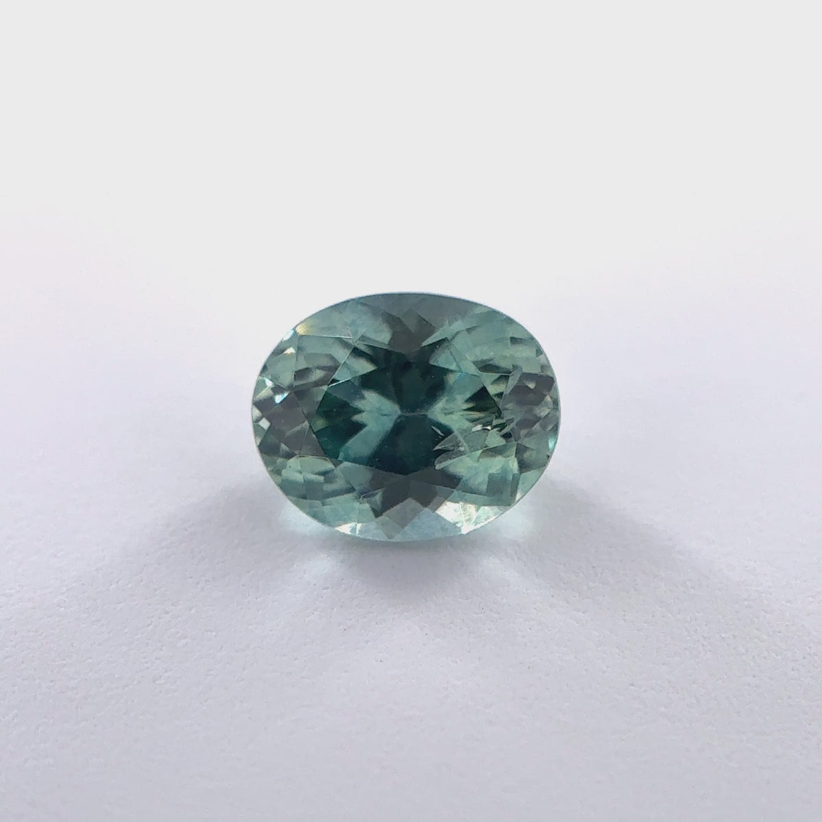 .41ct Teal Oval Cut Montana Sapphire 4.5mm x 3.5mm x 2.5mm