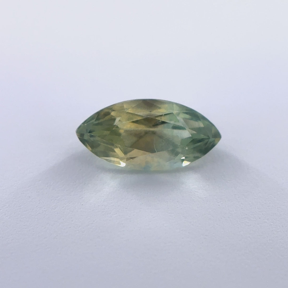.46ct Parti-Color Elongated-Marquise Cut Montana Sapphire 6.5mm x 3mm x 3mm