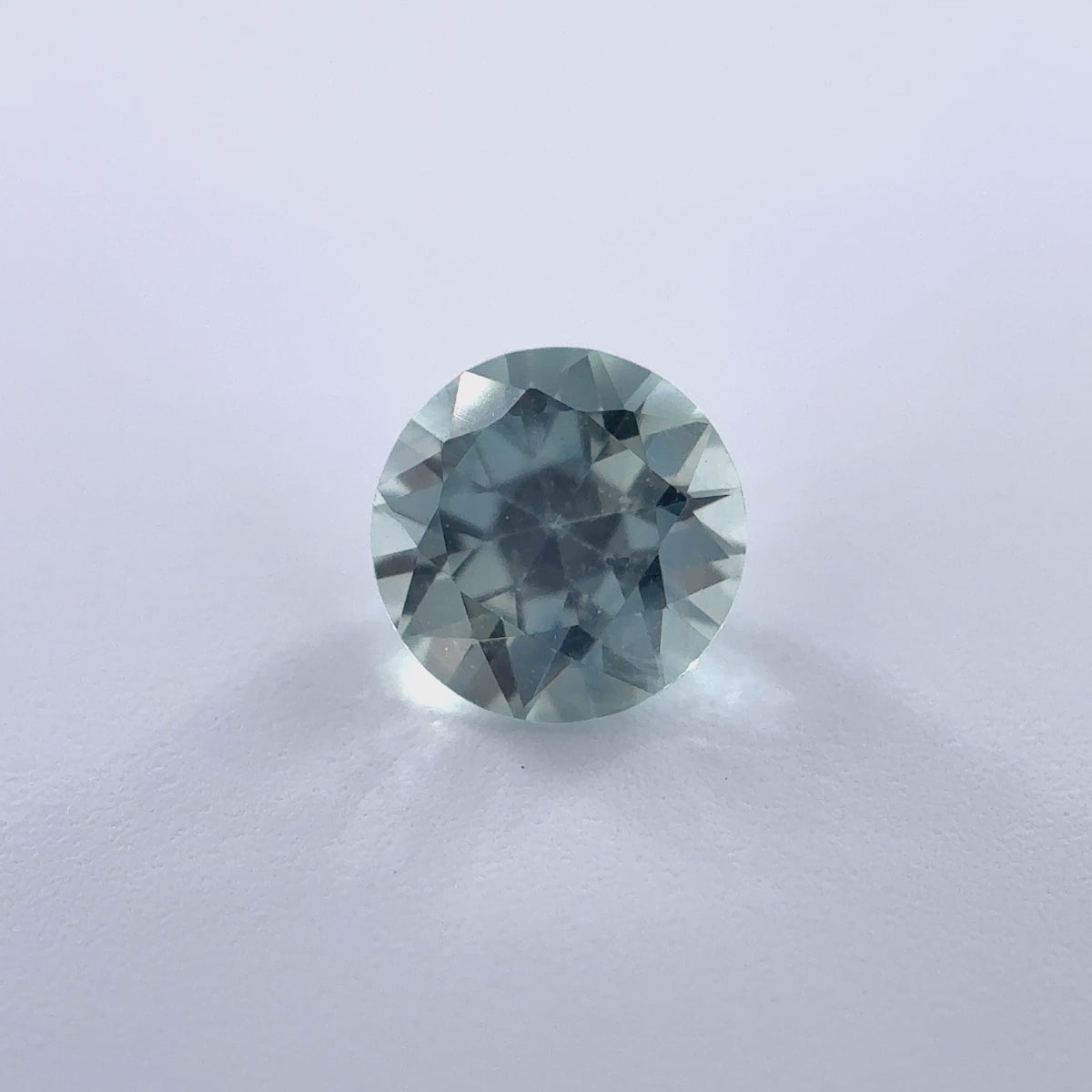 .43ct Blue Round Cut Montana Sapphire 4.48mm x 2.85mm