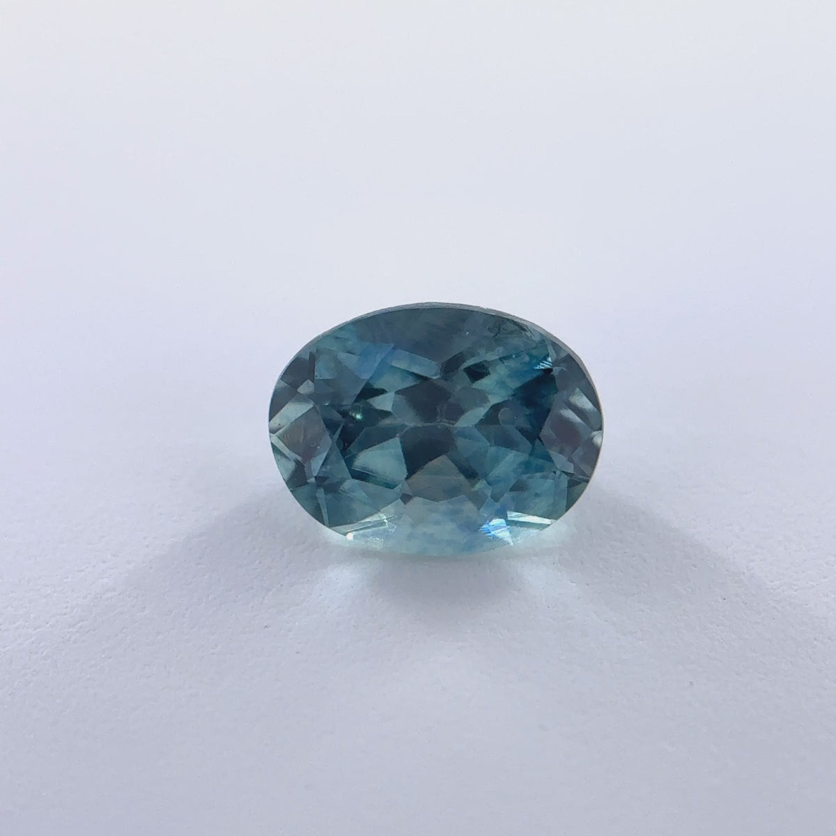 .42ct Blue Oval Cut Montana Sapphire 4.95mm x 3.8mm x 2.86mm