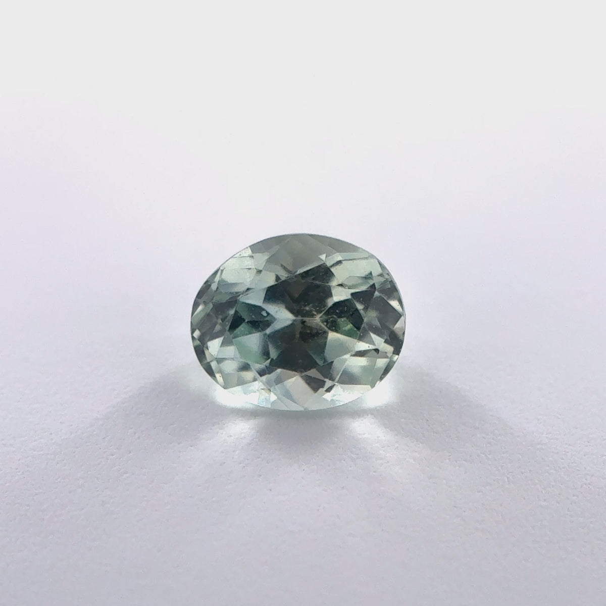 .38ct Teal Oval Cut Montana Sapphire 4mm x 3mm x 2mm