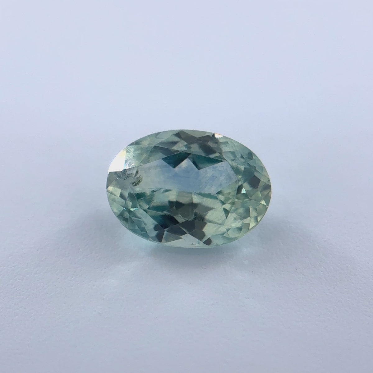 .57ct Parti-Color Oval Cut Montana Sapphire 5.5mm x 4mm x 2mm