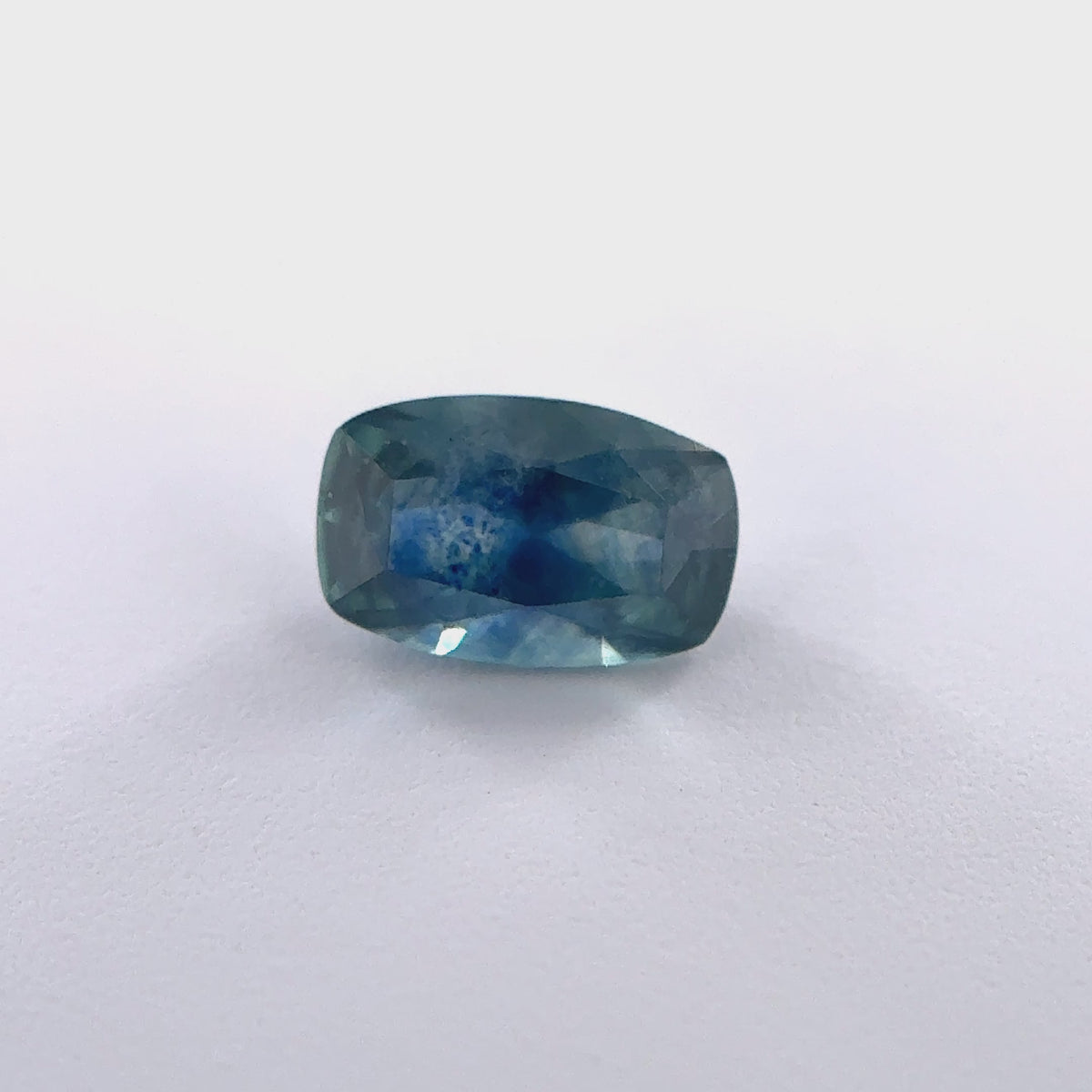 .34ct Parti-Color Elongated-Cushion Cut Montana Sapphire 4.97mm x 3.17mm x 2.51mm