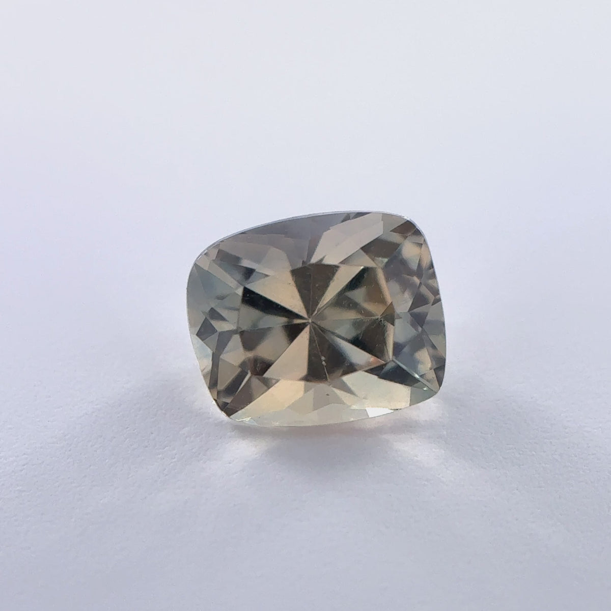 .68ct Parti-Color Cushion Cut Montana Sapphire 5mm x 4.5mm x 3mm