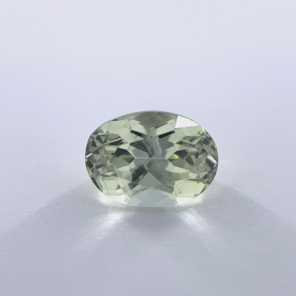 .68ct Green Oval Cut Montana Sapphire 5.5mm x 4mm x 3.5mm