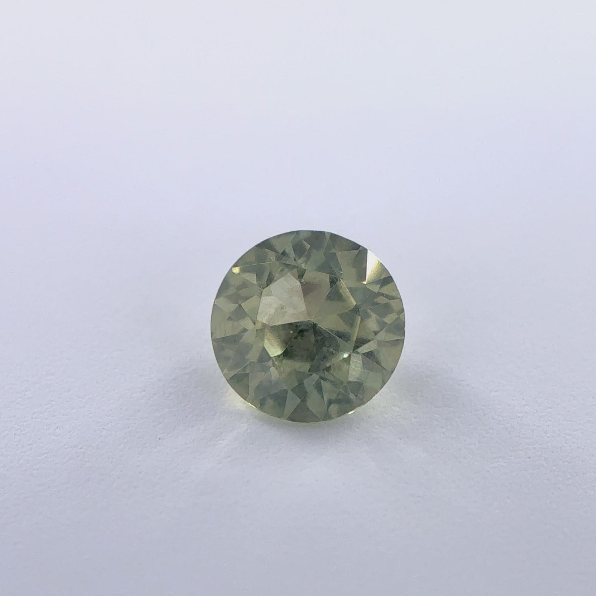 .30ct Yellow Round Cut Montana Sapphire 4.24mm x 2.33mm