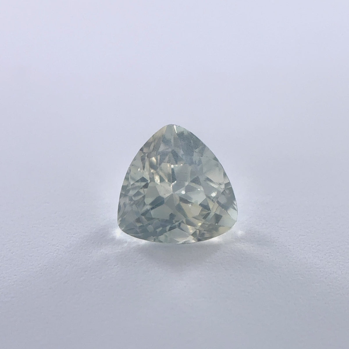.41ct Green Trillion Cut Montana Sapphire 4.5mm x 3mm
