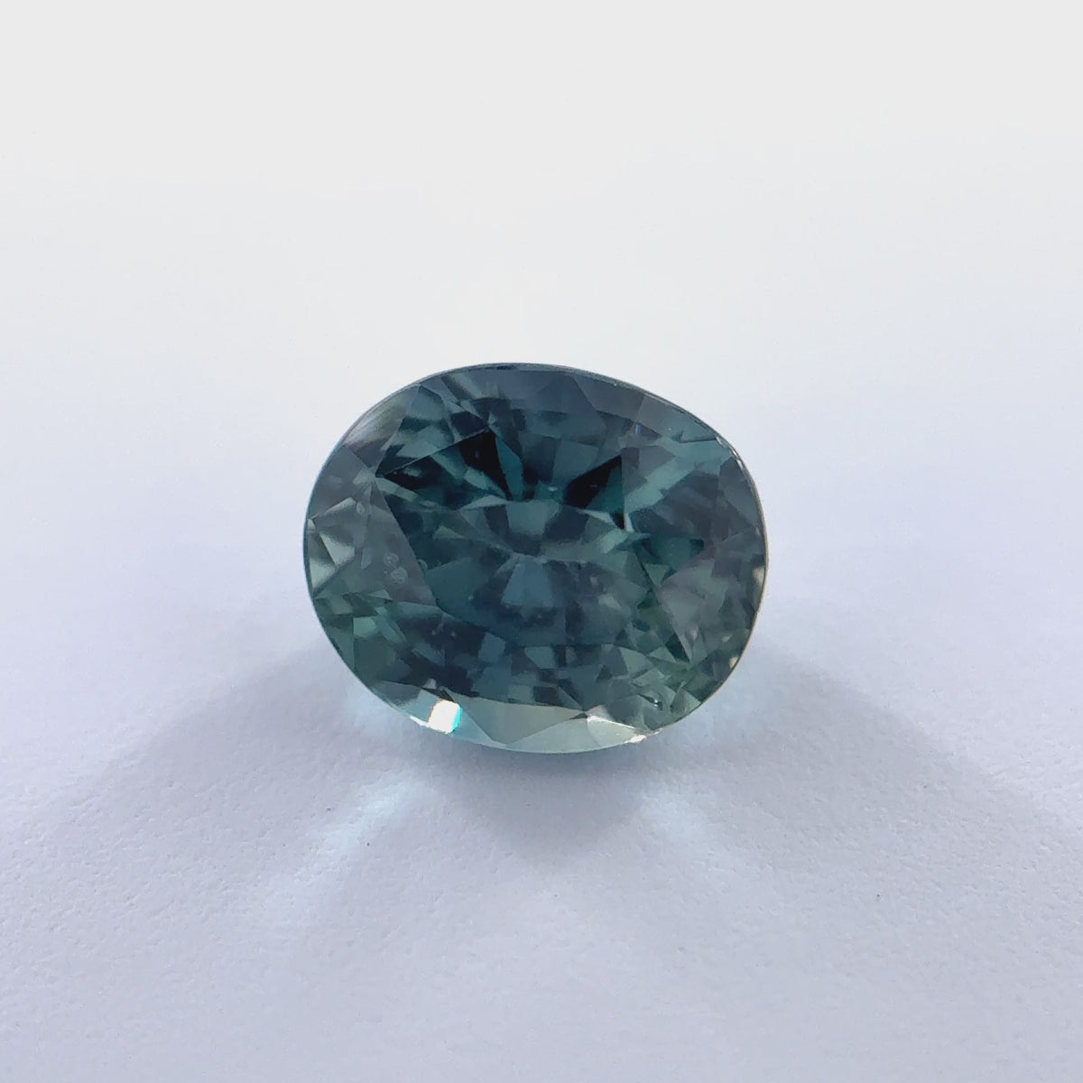.70ct Teal Oval Cut Montana Sapphire 5.25mm x 4.39mm x 3.5mm