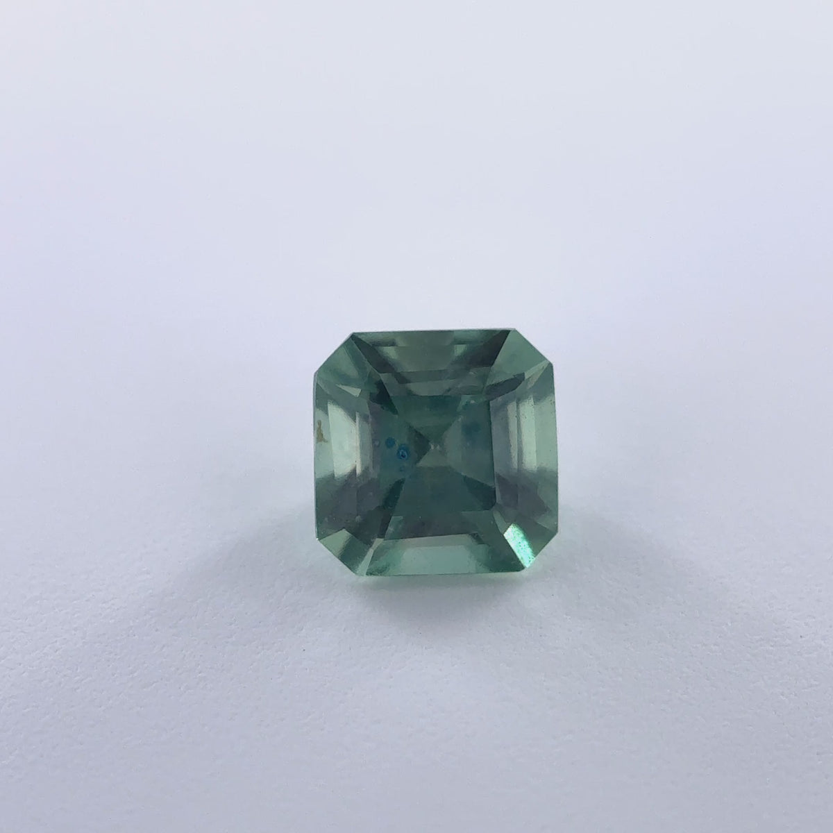 .40ct Teal Square-Step Cut Montana Sapphire 3.95mm x 2.9mm
