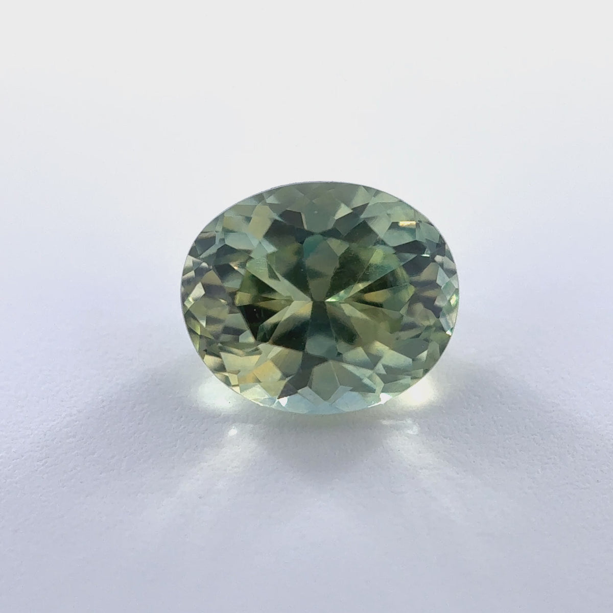 .79ct Parti-Color Oval Cut Montana Sapphire 5.5mm x 4.5mm x 3.5mm
