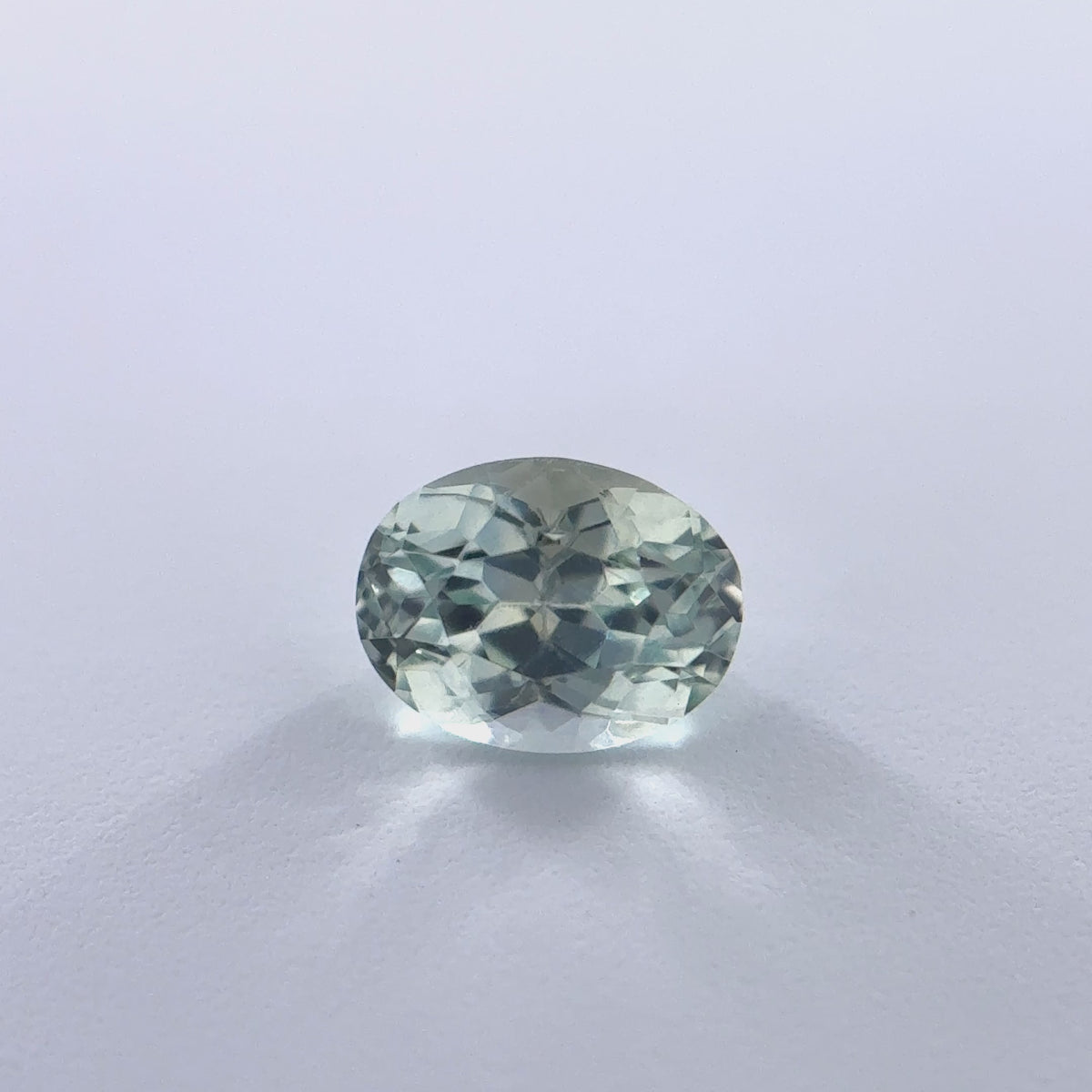 .32ct Green Oval Cut Montana Sapphire 4mm x 3mm x 2.5mm