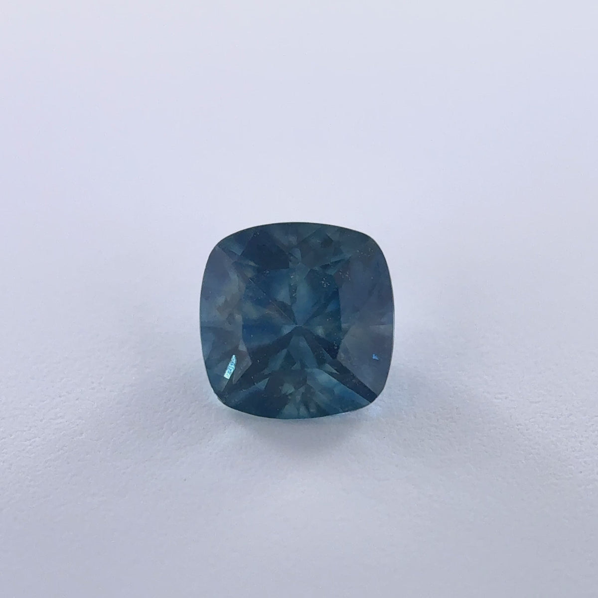 .35ct Teal Cushion Cut Montana Sapphire 4.02mm x 2.61mm