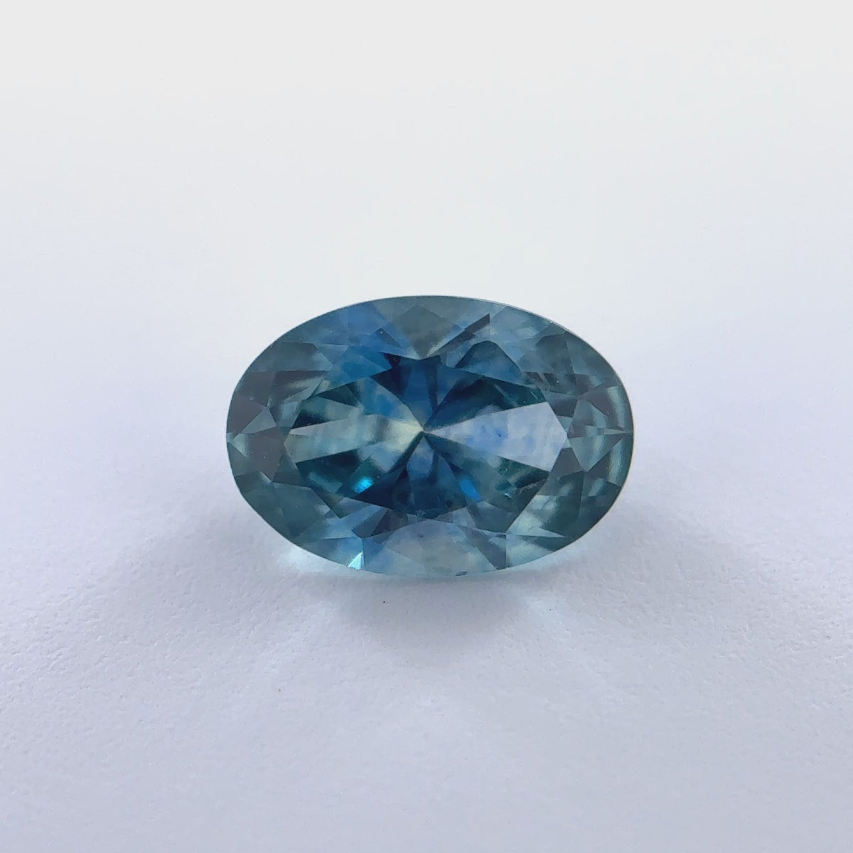 .54ct Teal Oval Cut Montana Sapphire 5.94mm x 4.12mm x 2.88mm