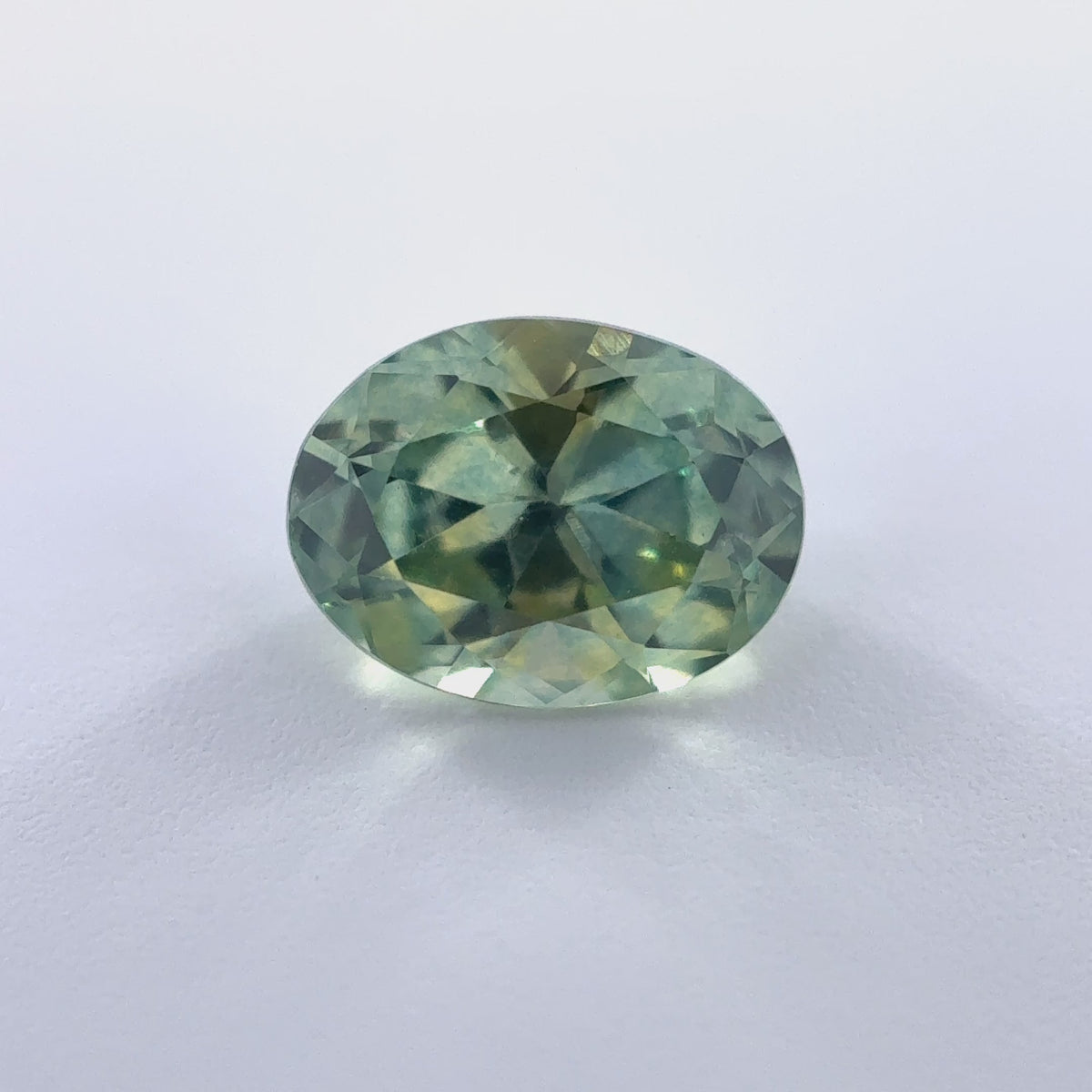 .67ct Parti-Color Oval Cut Montana Sapphire 6mm x 4.5mm x 3mm