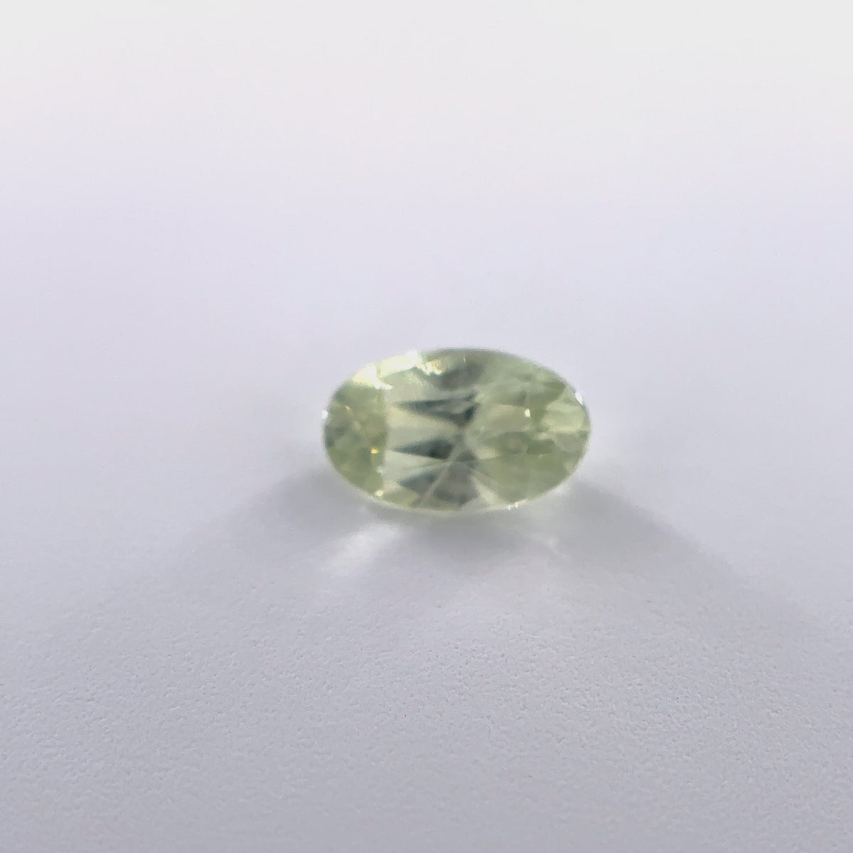 .29ct Green Oval Cut Montana Sapphire 5.02mm x 3.11mm x 2.25mm