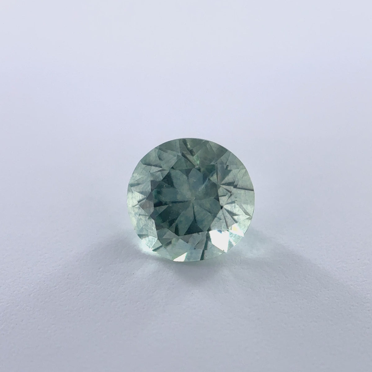 .45ct Teal Round Cut Montana Sapphire 4mm x 3mm