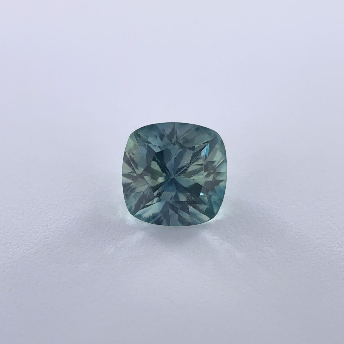 .29ct Teal Cushion Cut Montana Sapphire 3.80mm x 3.74mm x 2.43mm