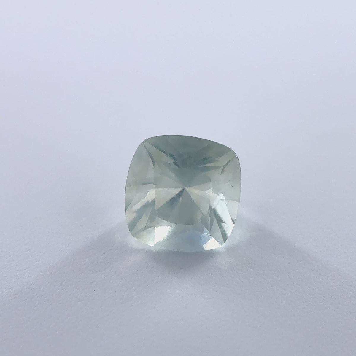 .45ct Green Cushion Cut Montana Sapphire 4.10mm x 3.39mm