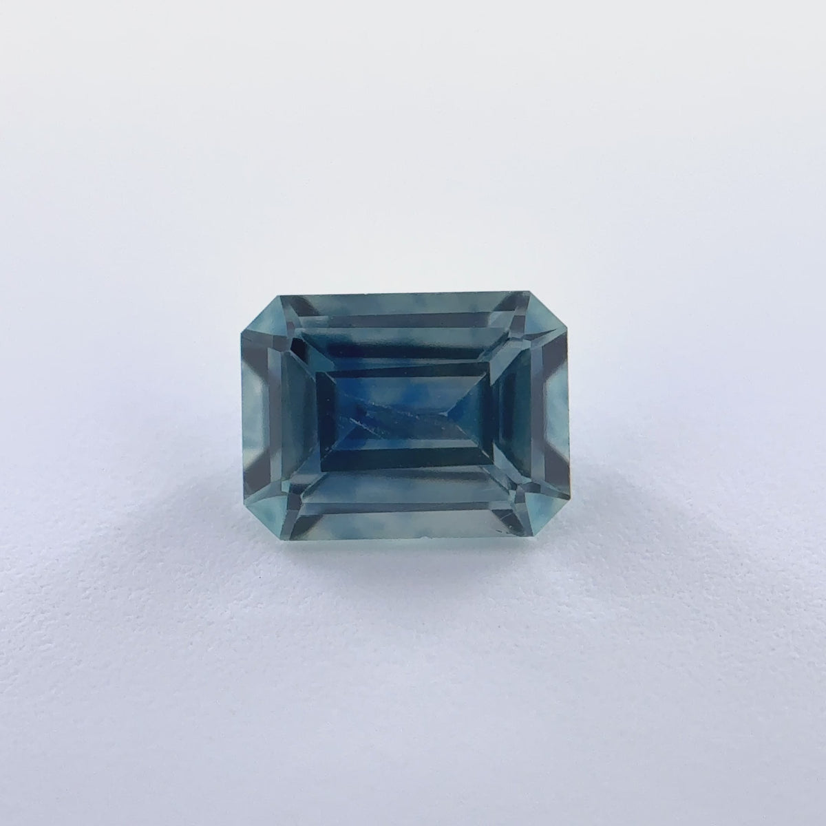 .44ct Teal Emerald Cut Montana Sapphire 4.86mm x 3.66mm x 2.42mm