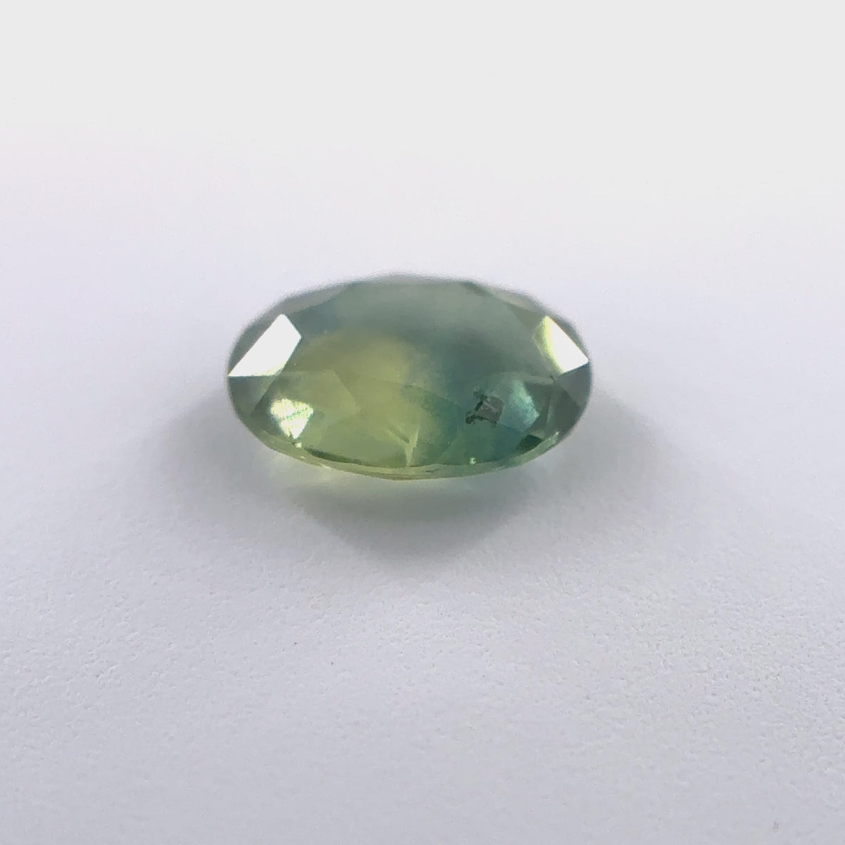 .52ct Parti-Color Oval Cut Montana Sapphire 5.5mm x 4mm x 1.5mm